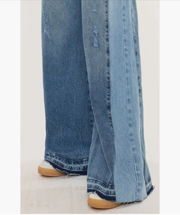 NWT KanCan Clover High Rise Wide Leg Jeans Sz 11/29 - Image 5