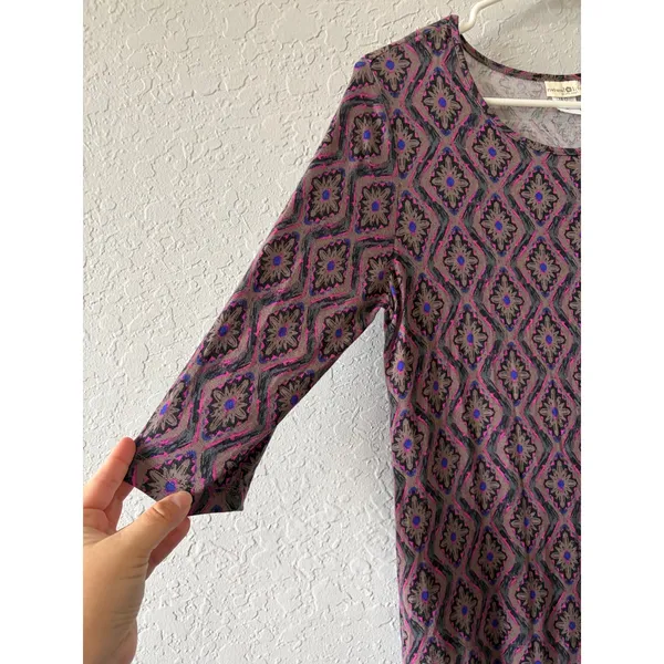 Natural Life Gray Mini Dress Sz S Boho Casual Lightweight Comfy - Image 2