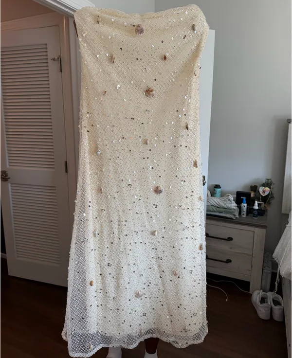 Peppermayo Orelli Shell Sequin Knit Maxi Dress - Image 5