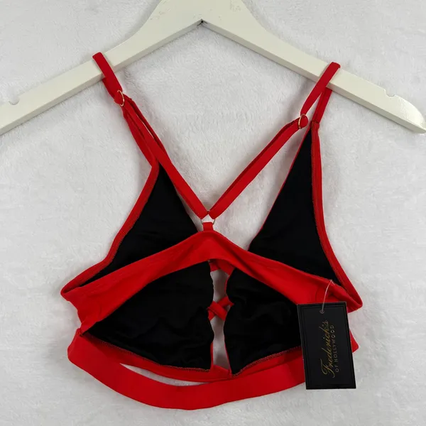 Fredericks of Hollywood Sunset Strap Fiery Red Tie Detail Bikini Top‎ S - Image 7