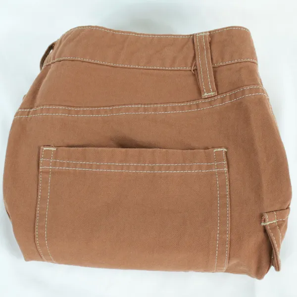 RSQ Burnt Orange Brown 100% Cotton Skirt Womens Size Medium - Image 4
