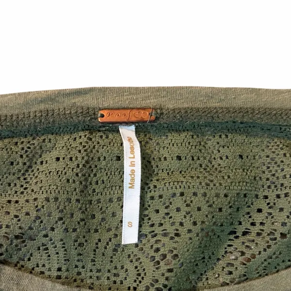 Poof! Sage Long Sleeve Women's Top Sz S - Image 5