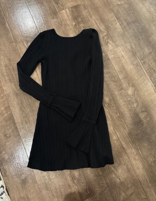 Edikted Isabel Backless Ribbed Knit Mini Dress - Image 3