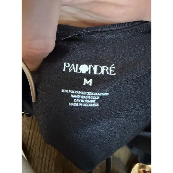 palondre the label Aster One Piece Black With Underwire Sz M NWT $225 - Image 4