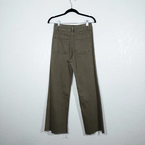 Miou Muse Charcoal High Rise Wide Leg Jeans Size Medium - Image 5