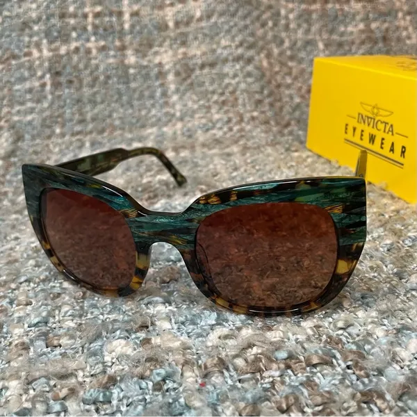 INVICTA EYEWEAR Angel I 29552 Hand Crafted Italian Acetate Oversize Sunglasses - Image 2