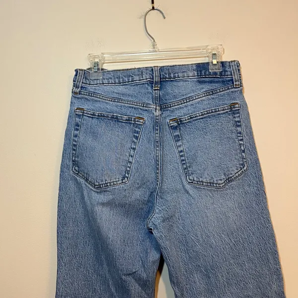 Abercrombie & Fitch Jeans 90s Relaxed High‎ Rise Rigid Denim Split Seam 30 / 10 - Image 4