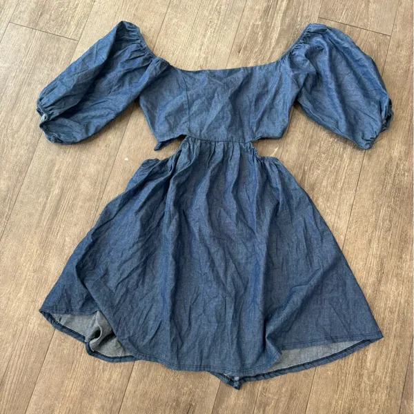 BOUTIQUE denim blue dress ✨ - Image 4