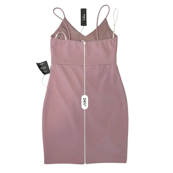 Lulu's Forever My Girl Mini Dress Pink MEDIUM Tulip Skirt Pastel Sleeveless Chic - Image 8