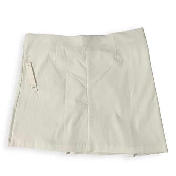 Joe B White Pleated Coquette Mini Skirt NWT - Image 3