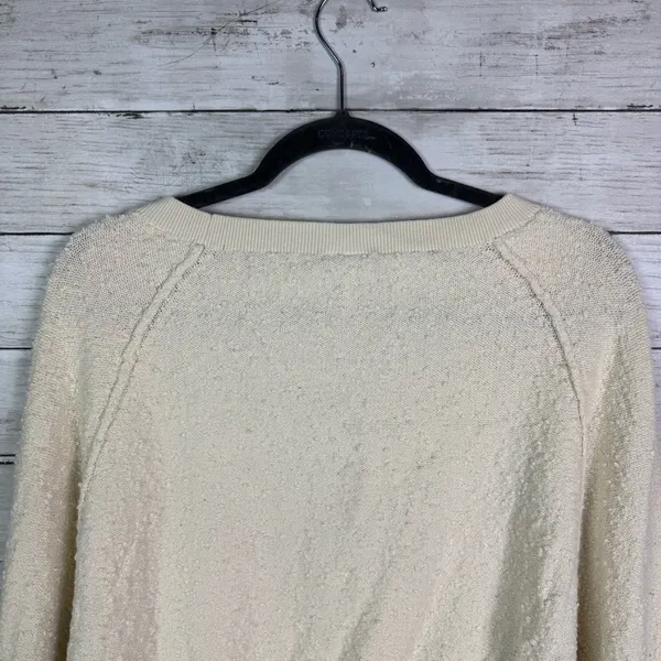 Free People Found My Friend Pullover Sweater Cream Size XS - Image 7