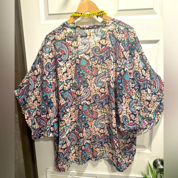 Xhilaration Kimono Floral Print for Women Size XL - Image 3