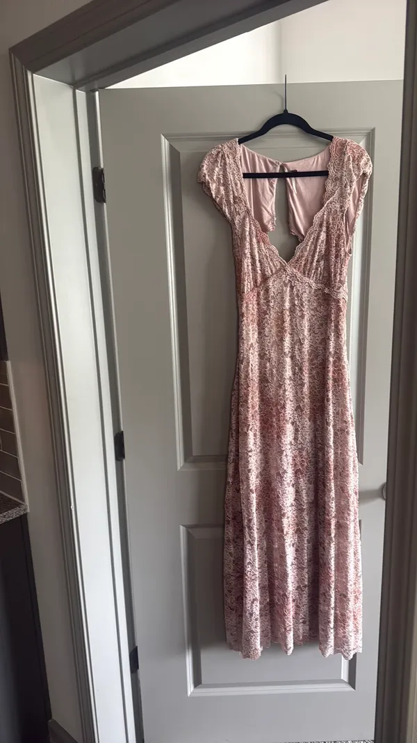 Free People Butterfly Lace Babe Maxi Dress - Image 3