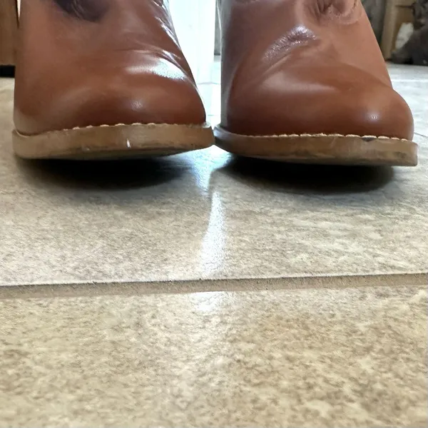 Source Unknown Women’s Over The Knee Fold Over Boots 5 1/2 Brown Slouch Gypsy Pirate Boho - Image 4