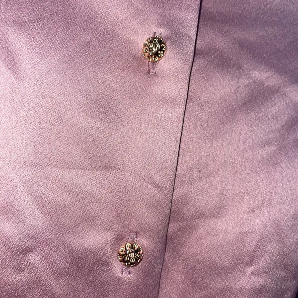 Commense Blush Satin Shirt Dress - Image 7