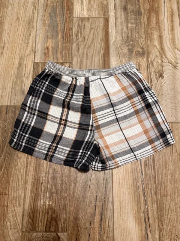 Aerie Women's Plaid Cotton Gauze Shorts - Image 3