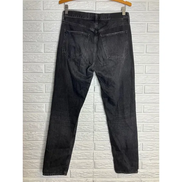Talula‎ x AGOLDE taper jeans Womens 26 Black Excellent High Rise Button Fly - Image 6