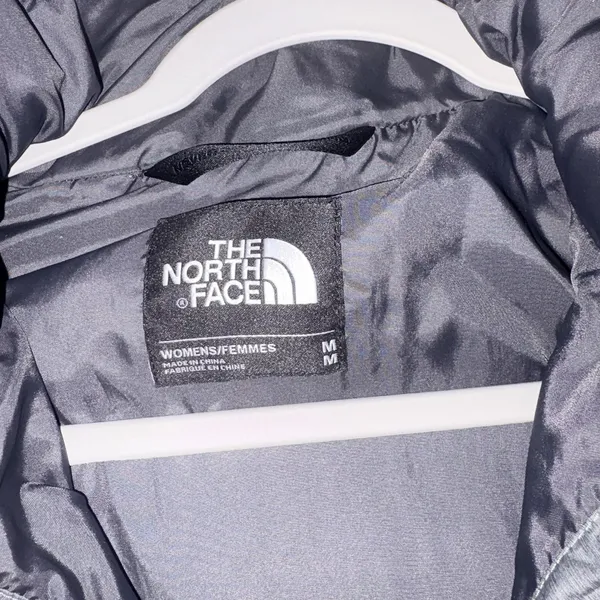 The North Face‎ Gotham Womens Goose Down Hooded Jacket Gray Medium - Image 14