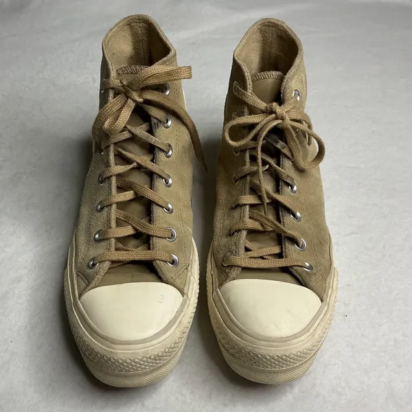 Converse Chuck Taylor All Star Lift Platform Suede High Top Sneakers Womens 9 - Image 4