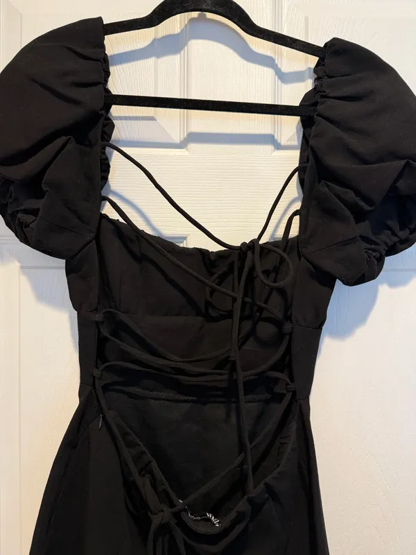 ZARA Black Mini Dress  - Image 4