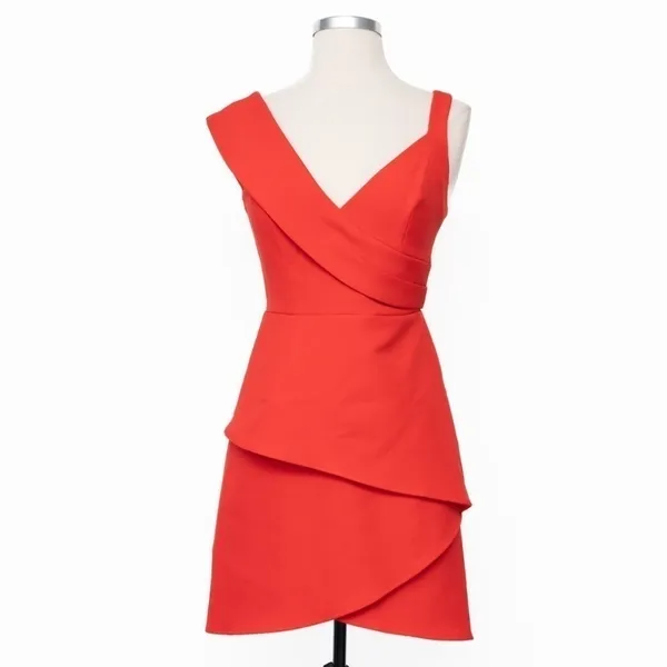 BCBGMAXAZRIA.‎ Tiered Mini Dress. - Image 3