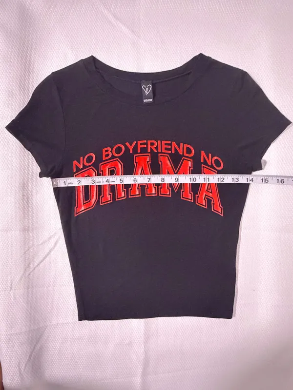 Windsor NO BOYFRIEND NO DRAMA Graphic Tee - Image 5