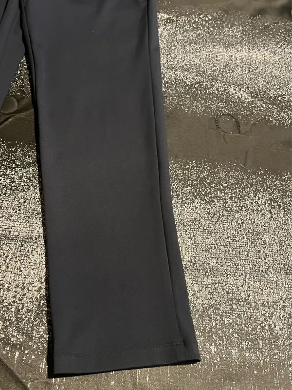 Womens small Maison d'Amélie black elastic drawstring trousers/joggers-navy blue - Image 5