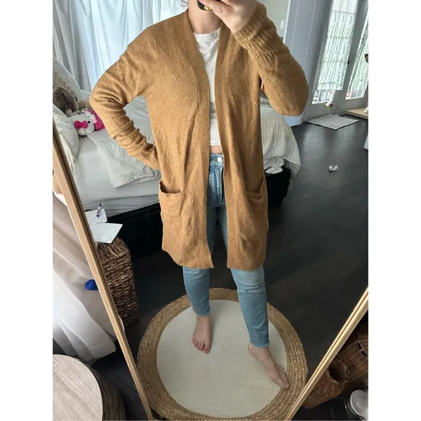 J. Crew Open Front Cardigan In Extra Soft Yarn Size Small - Image 2