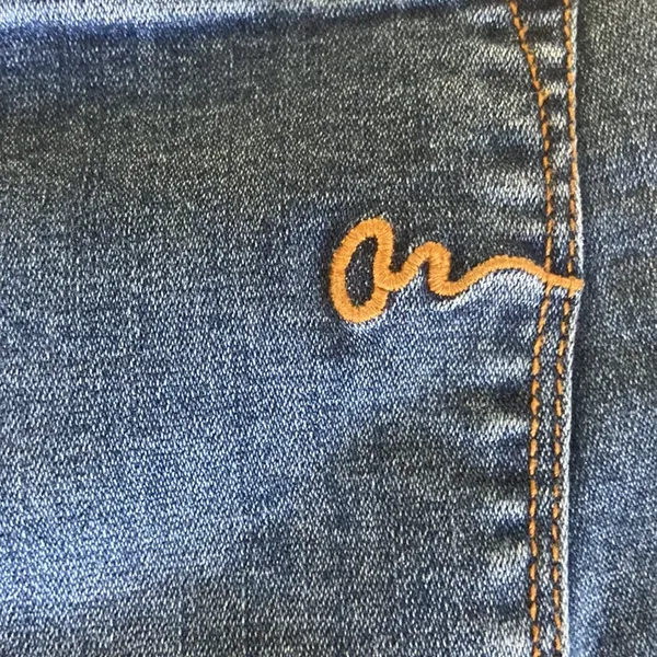 American Rag straight leg blue jeans size 15 - Image 6