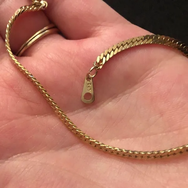 Gold tone snake chain bracelet Marked “Korea” - Image 6