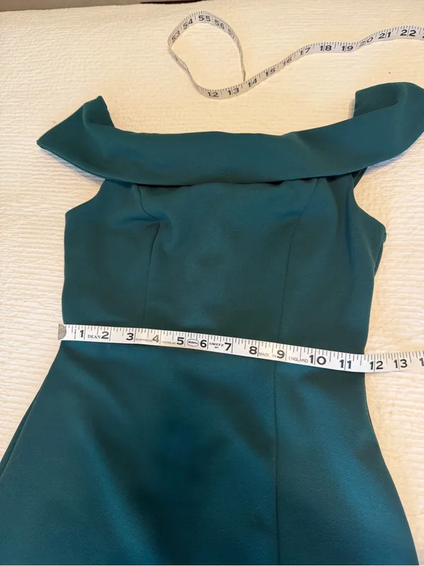 Lulus green formal gown dress XS - Image 9