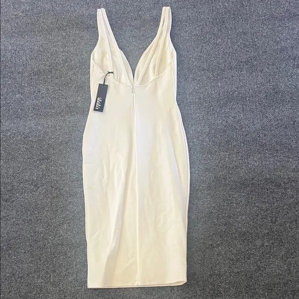 Lulus Elegant‎ Bone White Sleeveless Dress - Image 8
