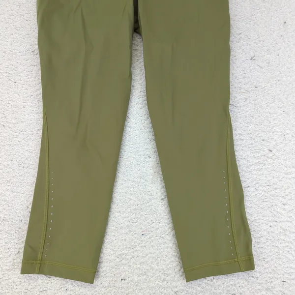 Lululemon Swift‎ High Rise Crop 21" Green Yoga Workout Leggings Women's 6 W6CBKS - Image 4