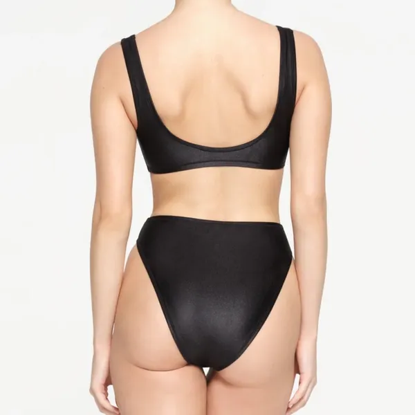 SKIMS‎ Shine Swim Scoop Bikini Top - Image 4