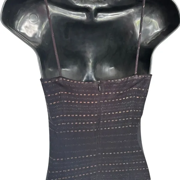 Vintage y2k‎ Alchemy Dress Sz 6 Whimsygoth Grunge Sheer Glitter Maxi - Image 4