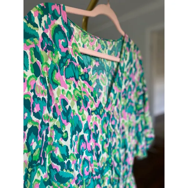 Cupshe Bright Abstract Shorts Romper Jumpsuit Vaca Resort Tropical Spring Summer - Image 5