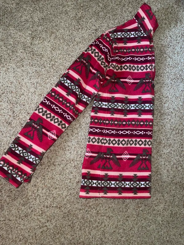 Women’s Ariat Thunderbird Serape Fleece Pullover - Image 4