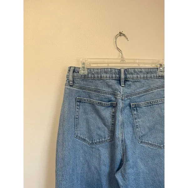 LOFT The Wide Leg Bedazzled Jeans High Rise Statement Denim‎ Size 29 - Image 8