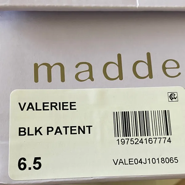 NWT Madden Girl Valerie Women's Glossy Black Slingback Heels - Image 11