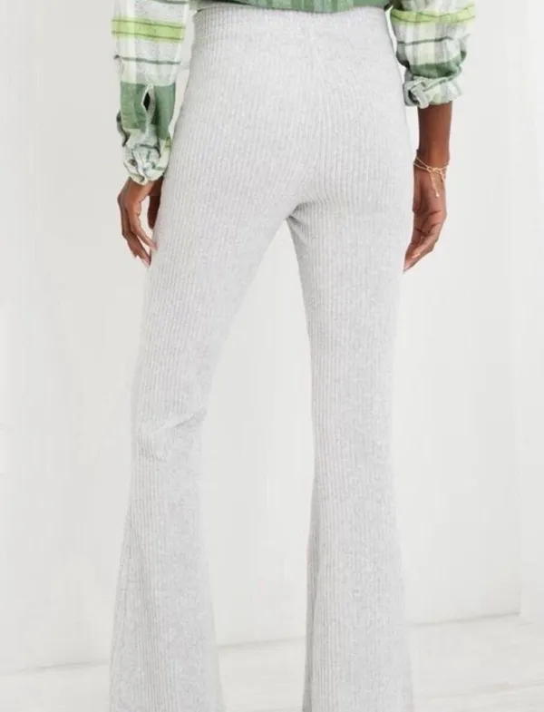 Aerie Flare Groove On Ribbed Pants Velour - Image 4