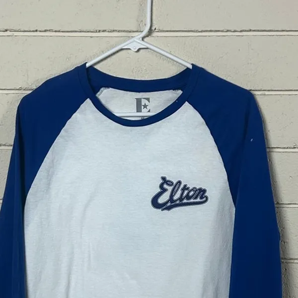 Elton John Raglan Tee size M - Image 8