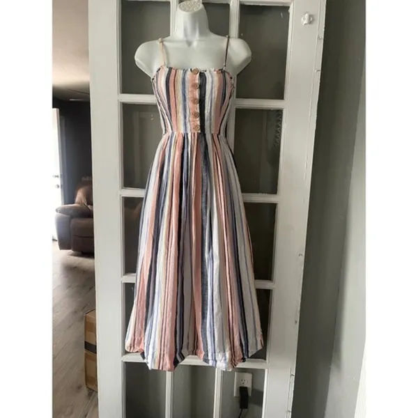 Free People Lilah Striped Dress,‎ - Image 8
