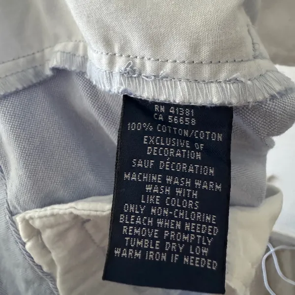 Ralph Lauren‎ Blue Cotton Chino Shorts - Image 6