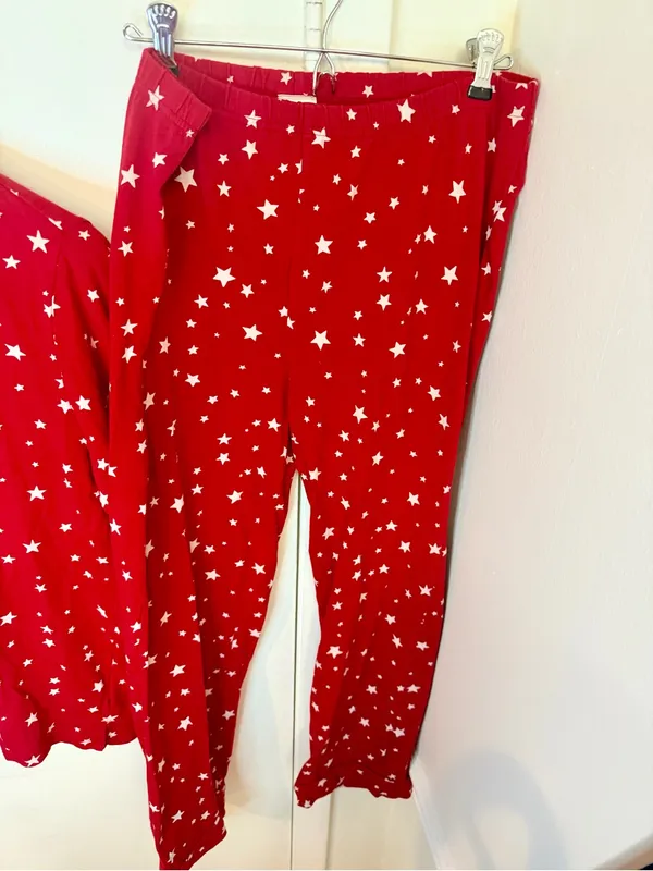 red star Pottery Barn Kids adult/women’s size M pajama set - Image 5
