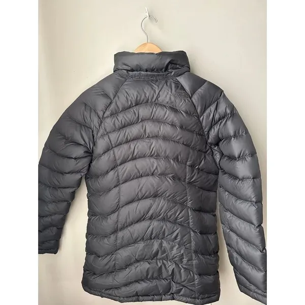 The North Face Charcoal Down Puffer Jacket Small - Image 4