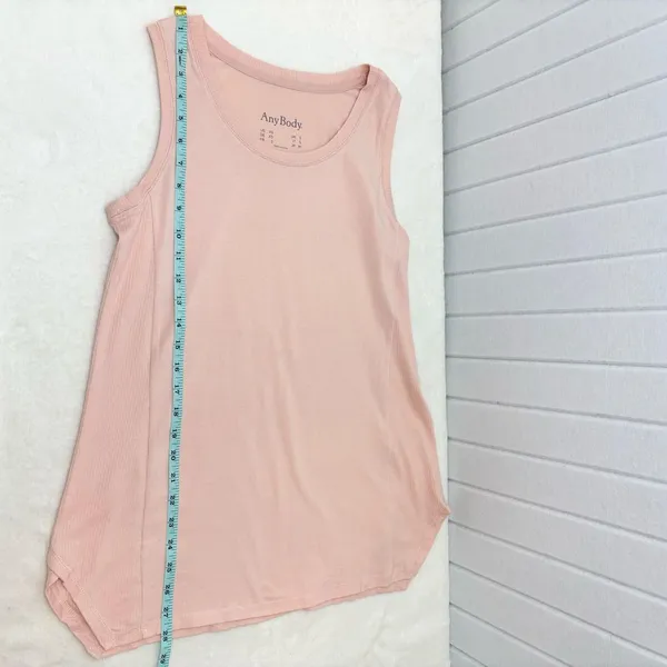 AnyBody Soft Peach Coral Oversize Tank Top‎ Size XS - Image 5