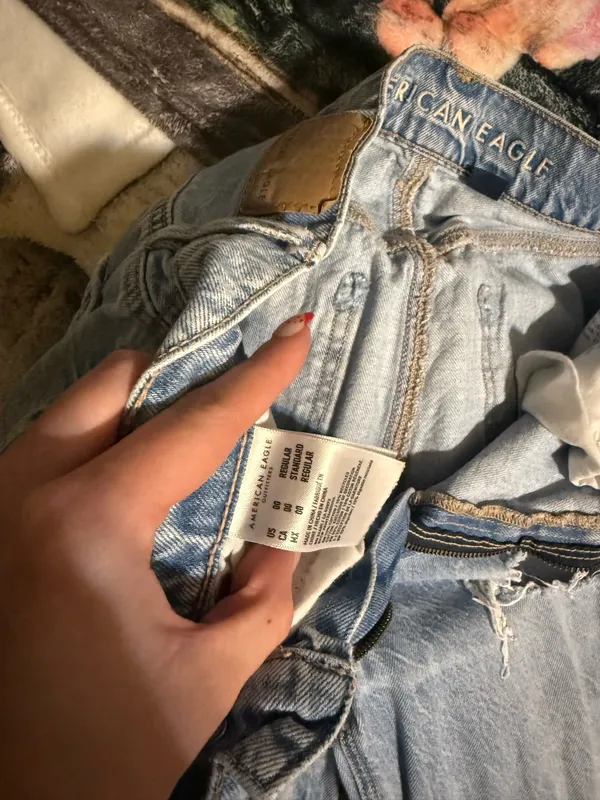 American Eagle Jeans Baggy Wide-Leg Super High-Rise - Image 2