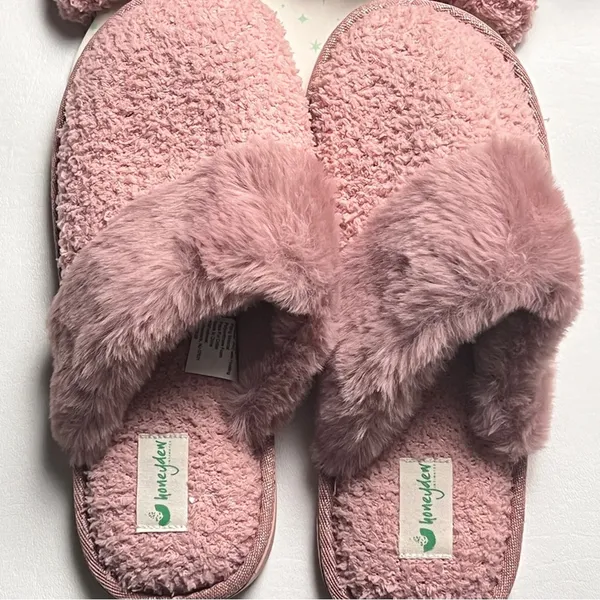 Honey Dew Women's Bedtime Accessories Slippers Scrunchie and Headband Set NWT - Image 5