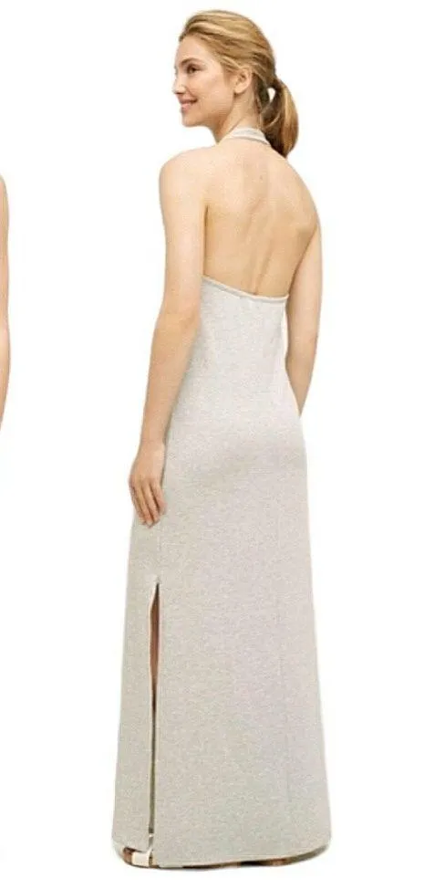 anthropologie grey halter maxi dress - Image 2