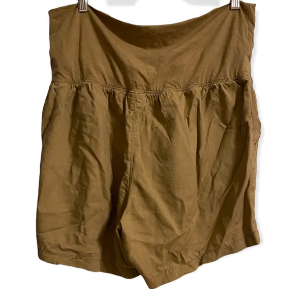 NWOT Brown Drawstring Waistband Shorts Size XLarge - Image 3